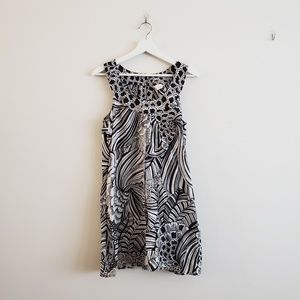 Trina Turk  Black and White Dress